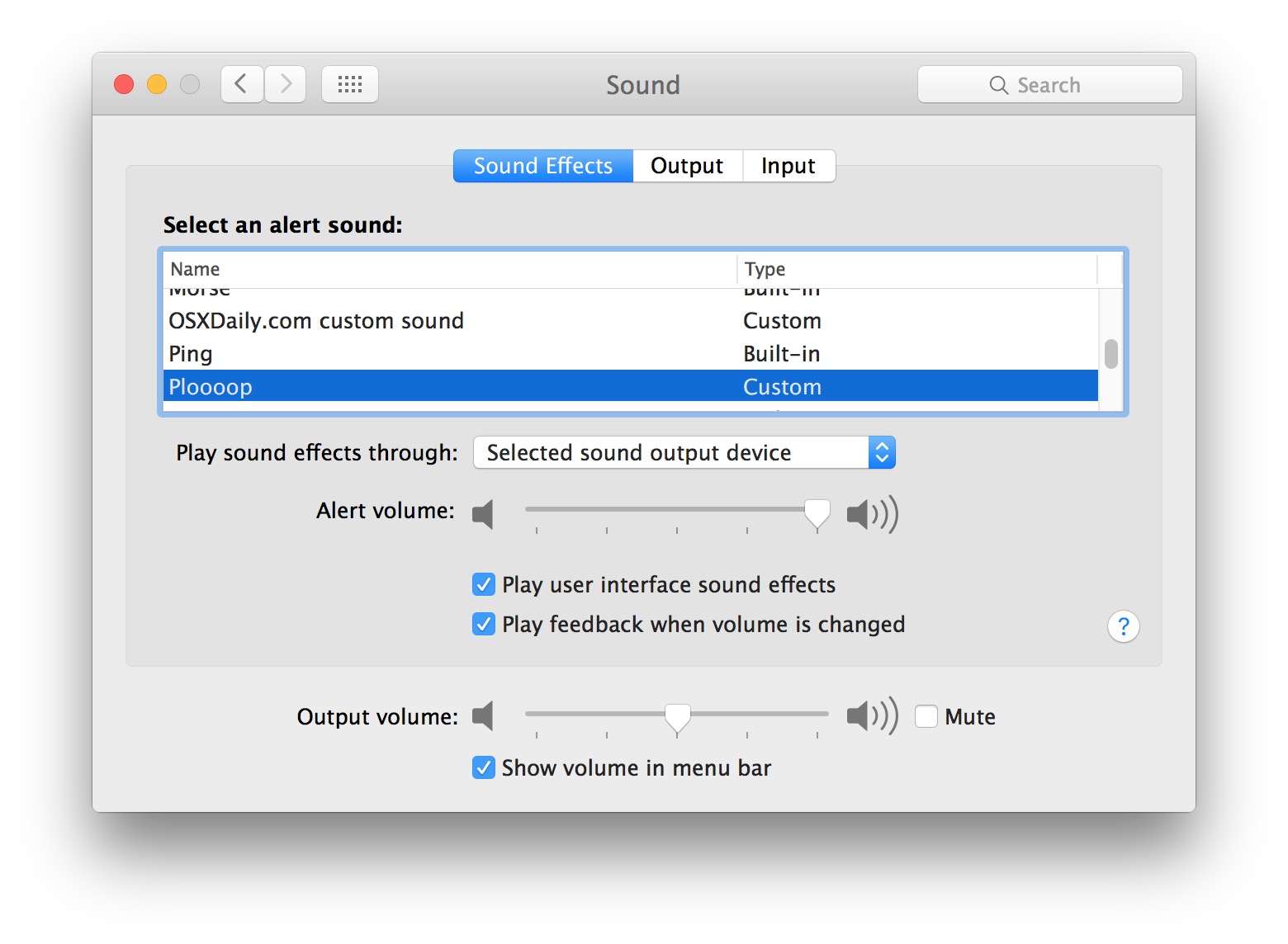 sounds effects for mac email